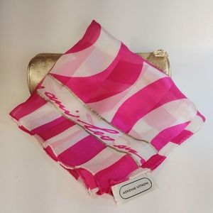 Auth. ADRIENNE VITTADINI Scarf plus makeup bag